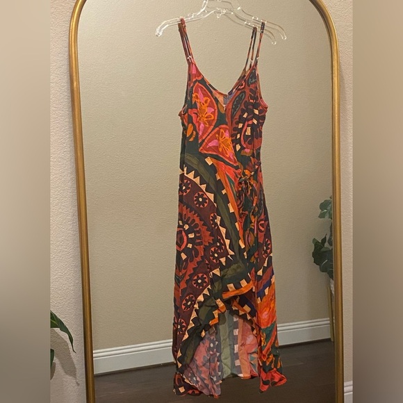 FARM Rio for Anthropologie Hanky Wrap Midi Dress Size S - Picture 5 of 12